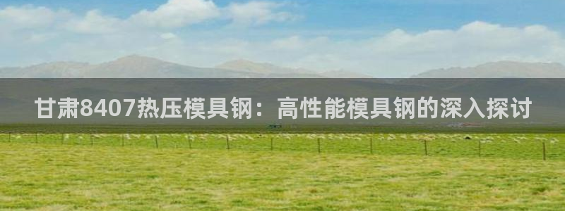 emc网页版：甘肃8407热压模具钢：高性能模具钢的深入