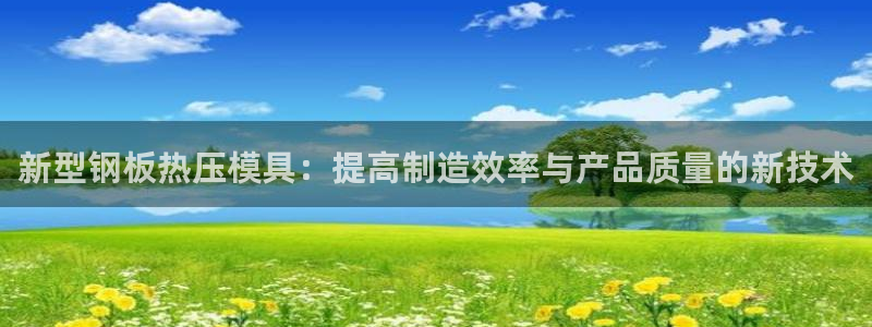 易倍单词app下载：新型钢板热压模具：提高制造效率与产品