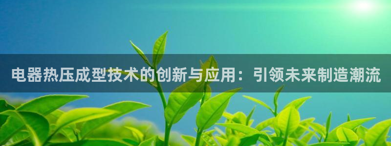 EMC易倍让身份验证：电器热压成型技术的创新与应用：引领