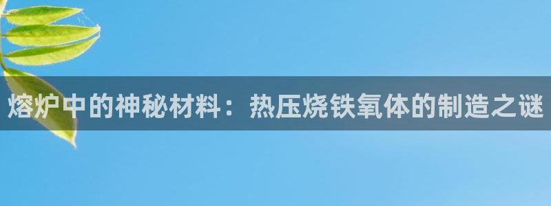 emc登录网站：熔炉中的神秘材料：热压烧铁氧体的制造之谜